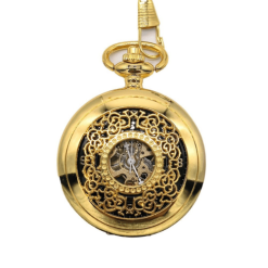 Pulsetick Imperial Skeleton Pocket Watch Vintage Luxury